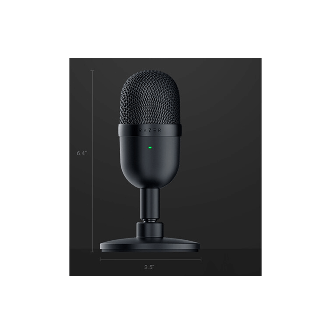 Razer Seiren Mini USB Condenser Microphone - Classic Black in Qatar Razer Seiren Mini USB Condenser Microphone - Classic Black in Qatar